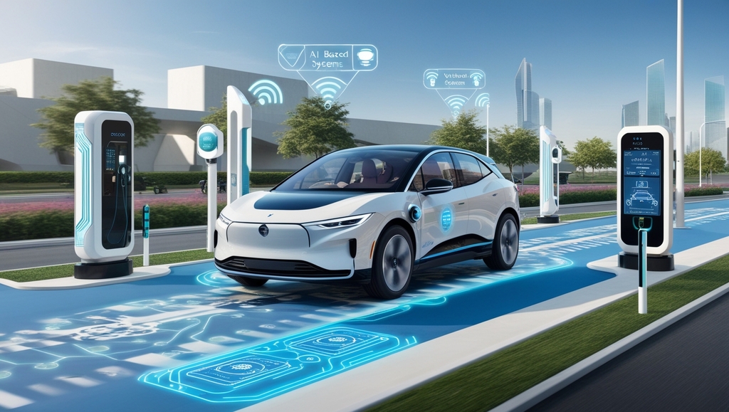 الذكاء الاصطناعي في السيارات الكهربائية